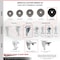 Service Caster 6 Inch Phenolic Swivel 12mm Threaded Stem Caster with Total Lock Brake SCC SCC-TSTTL20S615-PHS-M1215 - alternate 4